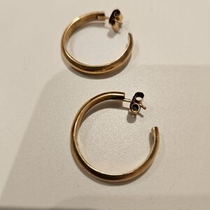 Small gold hoops